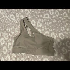 One shoulder active top / sports bra